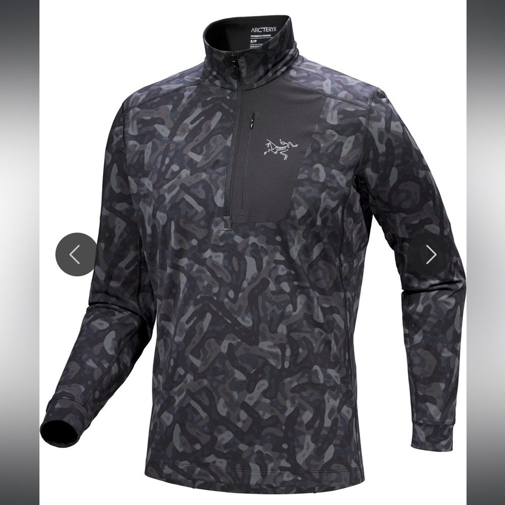Arc'teryx Men's Gray Patterned Performance Jacket